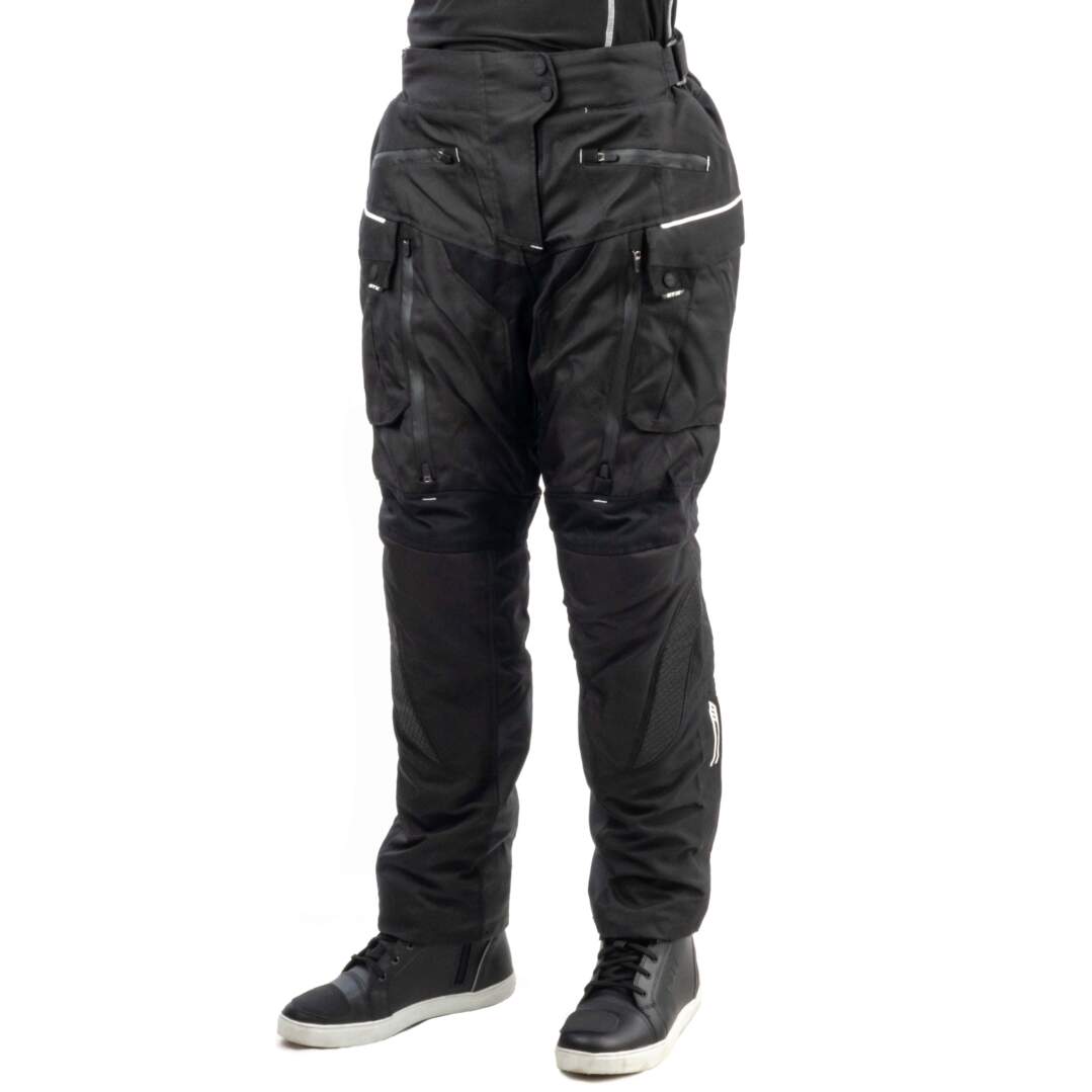 Штаны мотоциклетные (текстиль) женские GTX EJ-3001 BLACK (XL)